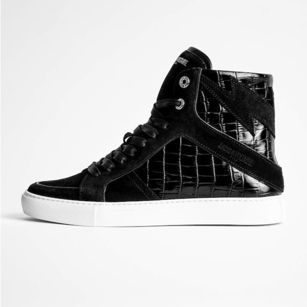 Zadig&Voltaire women’s black high-top sneakers